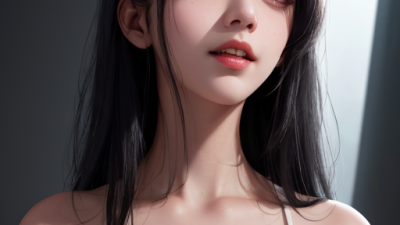 AI 강한 눈빛 그녀