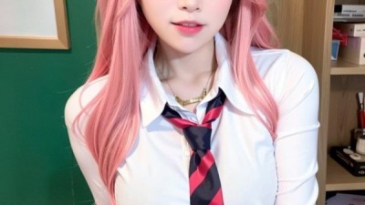 AI가 그린 핑크머리 누나