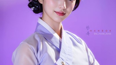 AI 광복절기념 한복입은 대한민국 누나의모습