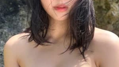타월로 꼭지만 가린 큰 가슴 강인경