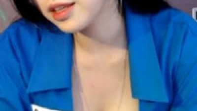 트위치 해까닥여울이님 죄수복 가슴골 끈 팬티