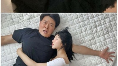 어느 유부녀의 언더붑 수영복 촬영