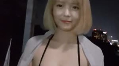 BJ 도마도 블랙 비키니 가슴골