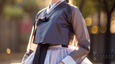 AI 가 그린 울나라 한복입은 여성의 평균 외모라고