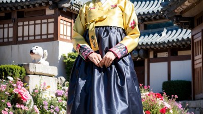 AI 한복입은 귀여운 소녀