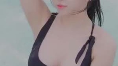 물에서 나오는 BJ 쭈디 가슴골