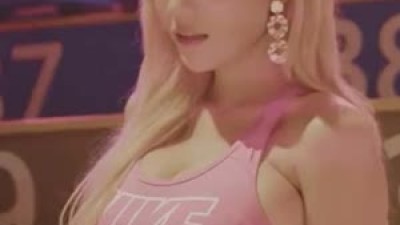 빛베리 핑크 나이키 스포츠 브라