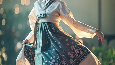 AI 여자 한복 실사 전신샷