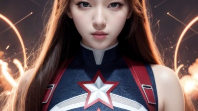 AI 마블스타일 여성 모델링