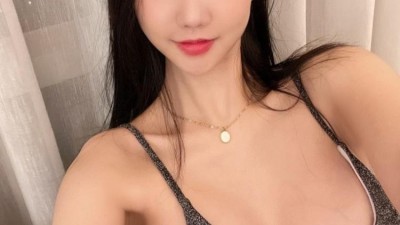 DJ 미유 원미령 쇼파에 기댄 끈나시 묵직한 가슴골
