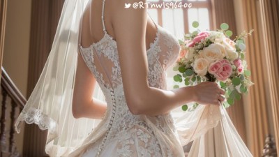 AI 웨딩복장 입은 누나