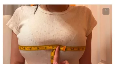 자기 사이즈를 다시 재본 처자