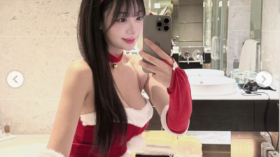 크리스마스 이벤트 우수한 치어리더