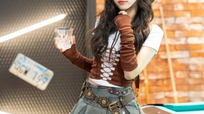 레이싱모델 홍딩굴 외모가 대박이네요